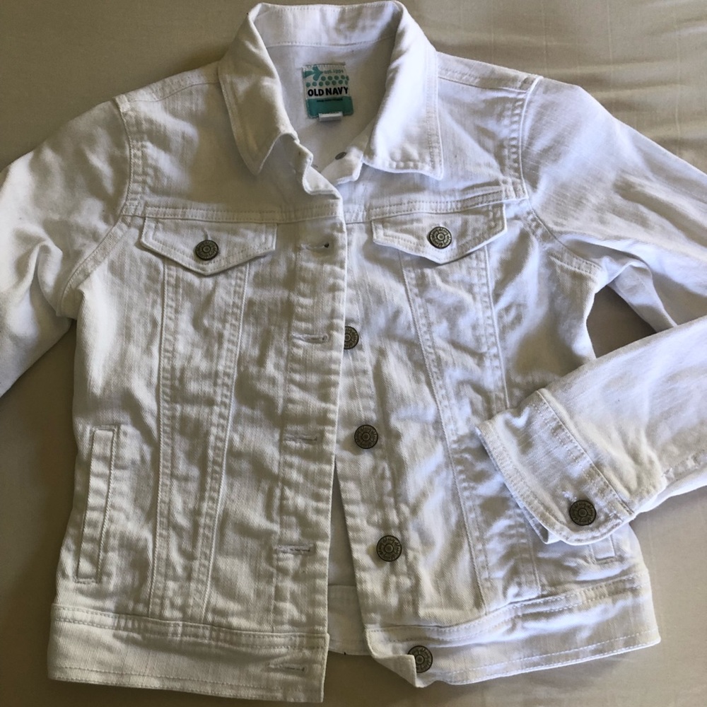 Child’s White Jean Jacket